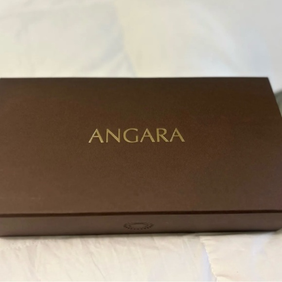 Angara Channel Grooved Diamond Two Stone Men’s Wedding Band in Platinum Size 11 - Picture 6 of 8